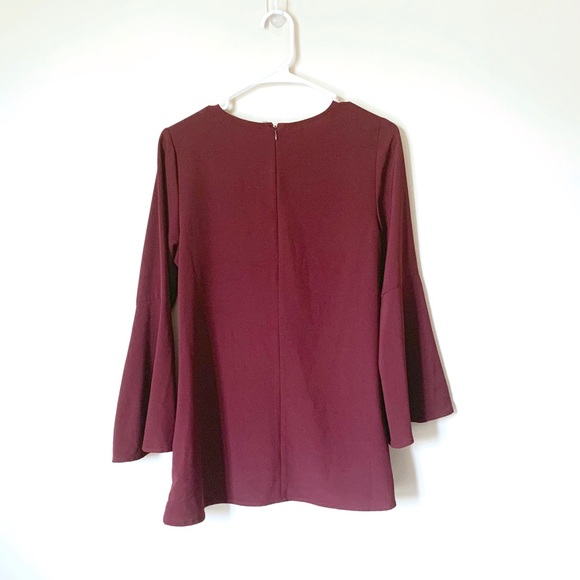 Kenzie Cranberry Blouse - Picture 2 of 3